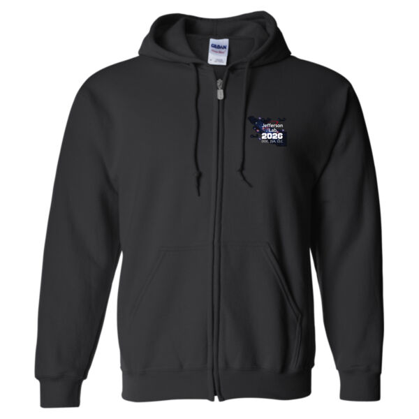 JLab - Gildan #18600 Adult Zip Hooded Sweat Thumbnail